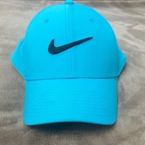 Nike Turquoise Baseball Cap with Black Swoosh